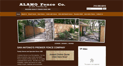 Desktop Screenshot of alamofencesa.com